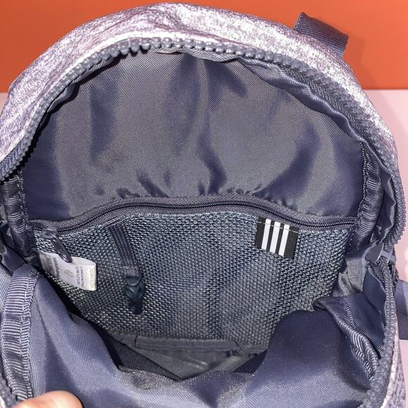 Adidas Linear Gray Mini Backpack - Picture 10 of 12